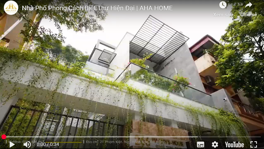 Nhà Phố Phong Cách Biệt Thự Hiện Đại